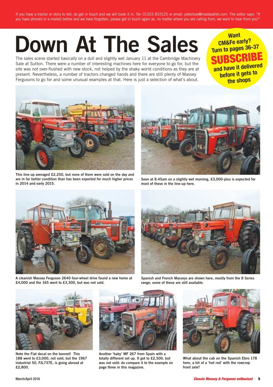 Classic Massey Preview Pages