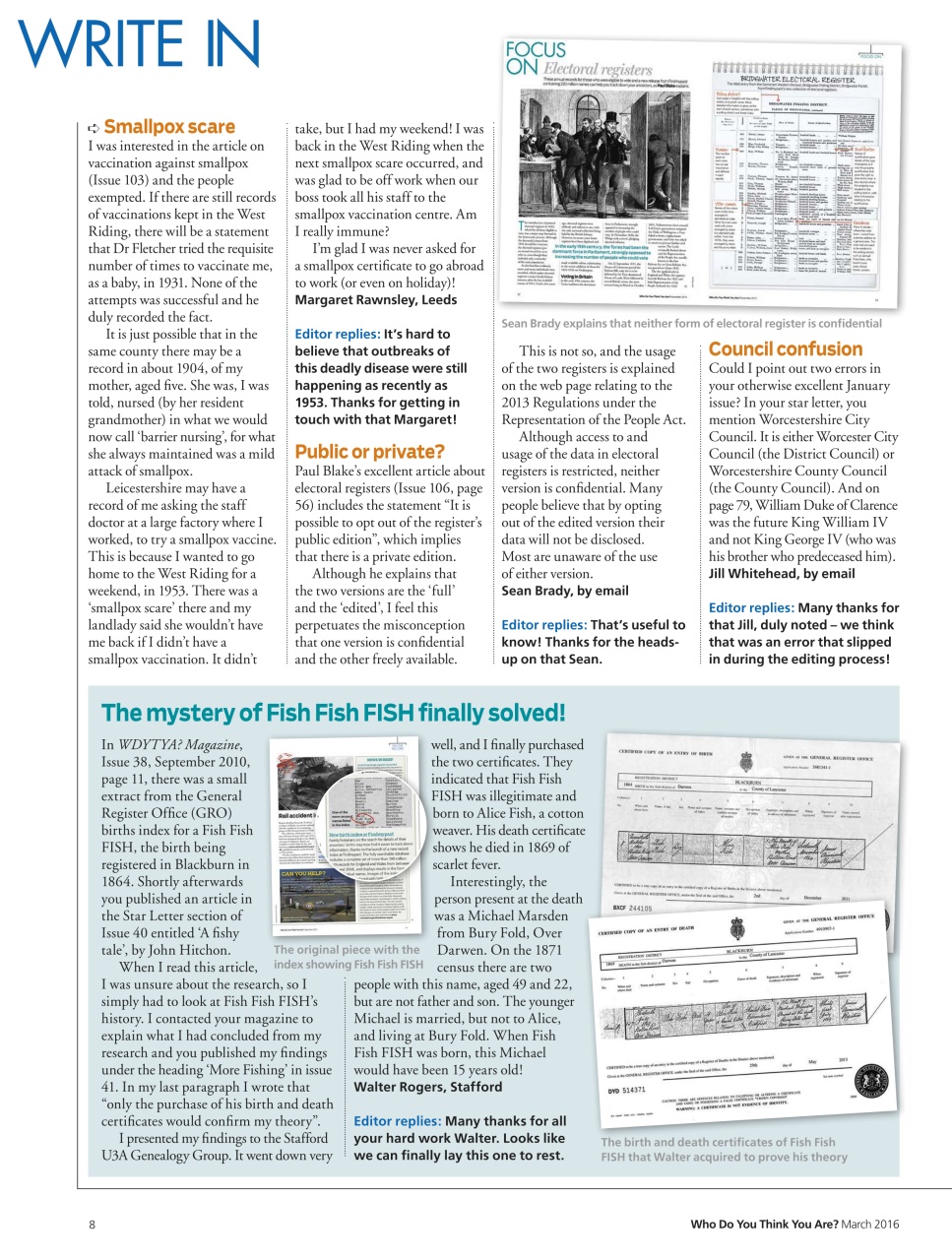 Who Do You Think You Are? Preview Pages