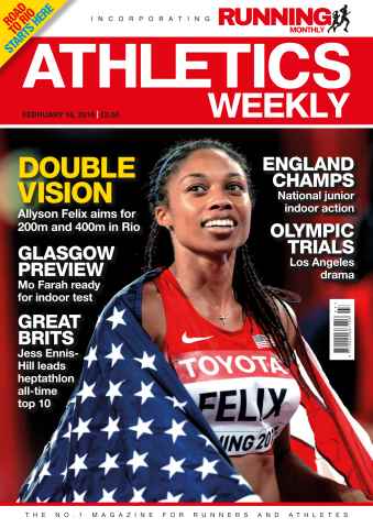 AW – Athletics Weekly Magazine issue 18/02/2016