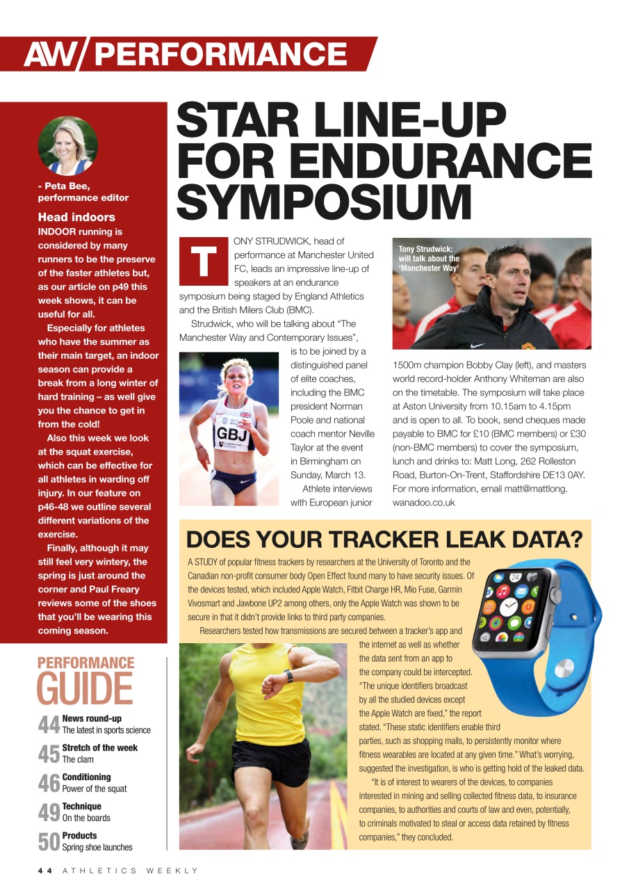 AW – Athletics Weekly Magazine Preview Pages