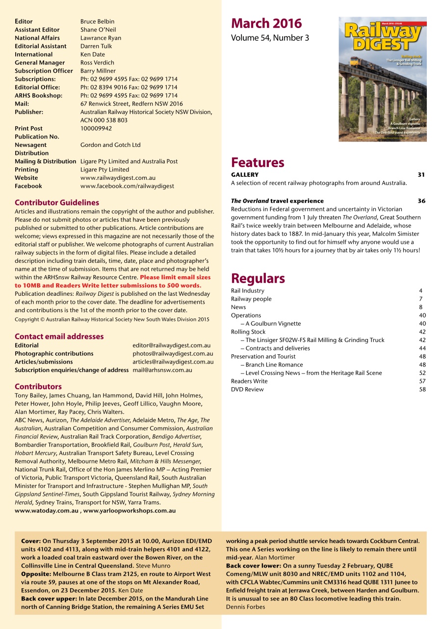 Railway Digest Preview Pages