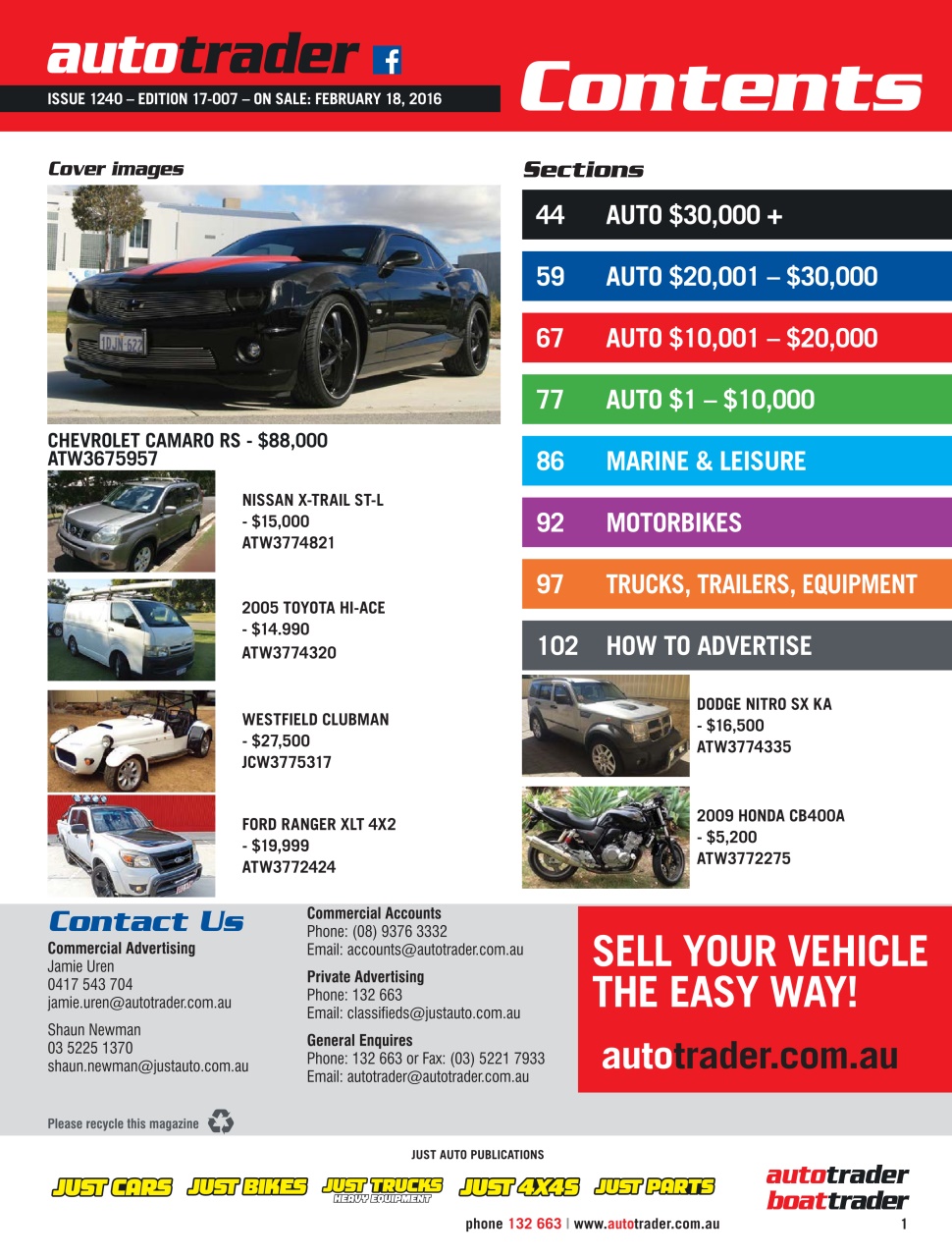 AutoTrader Preview Pages