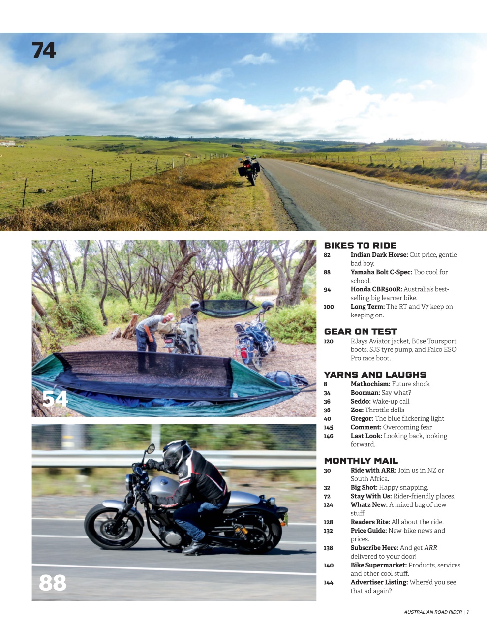 Australian Road Rider Preview Pages
