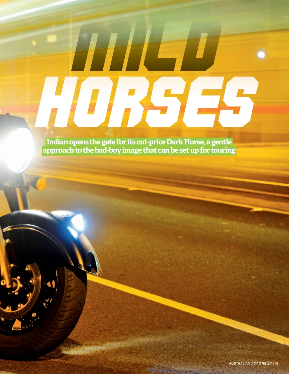 Australian Road Rider Preview Pages