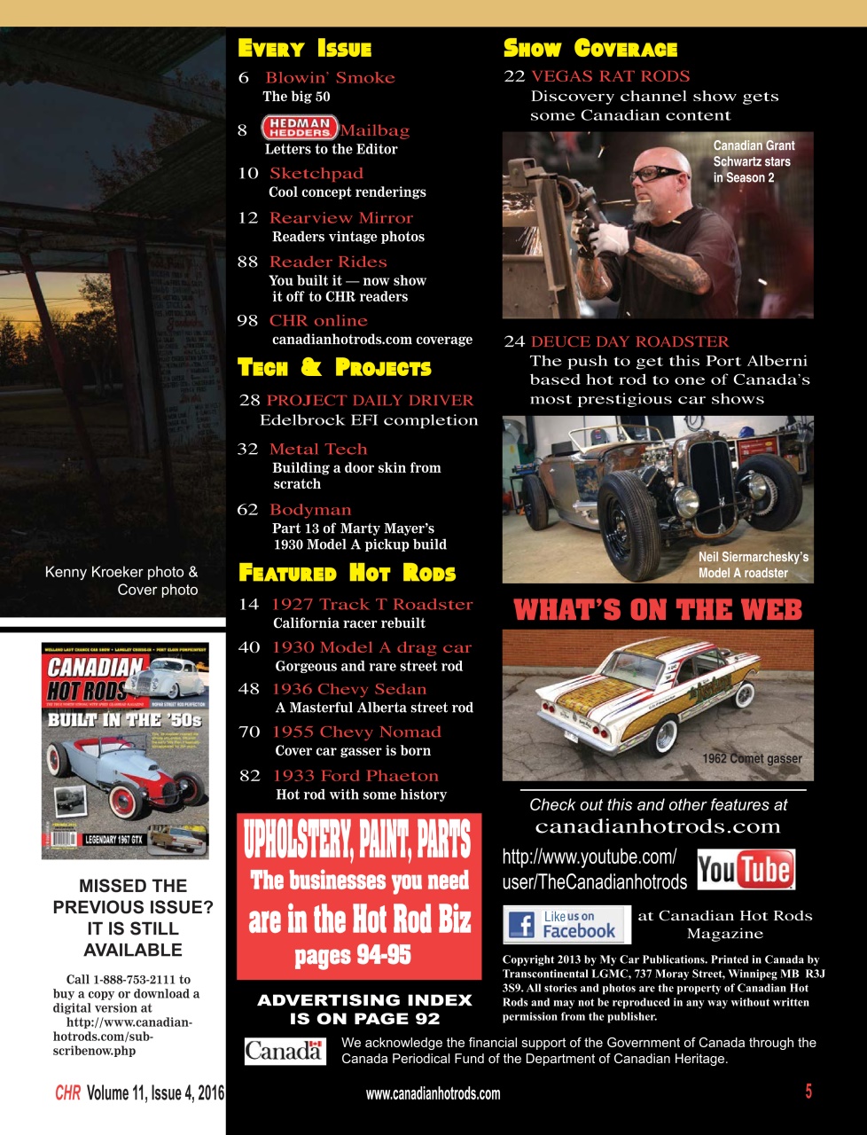 Canadian Hot Rods Preview Pages