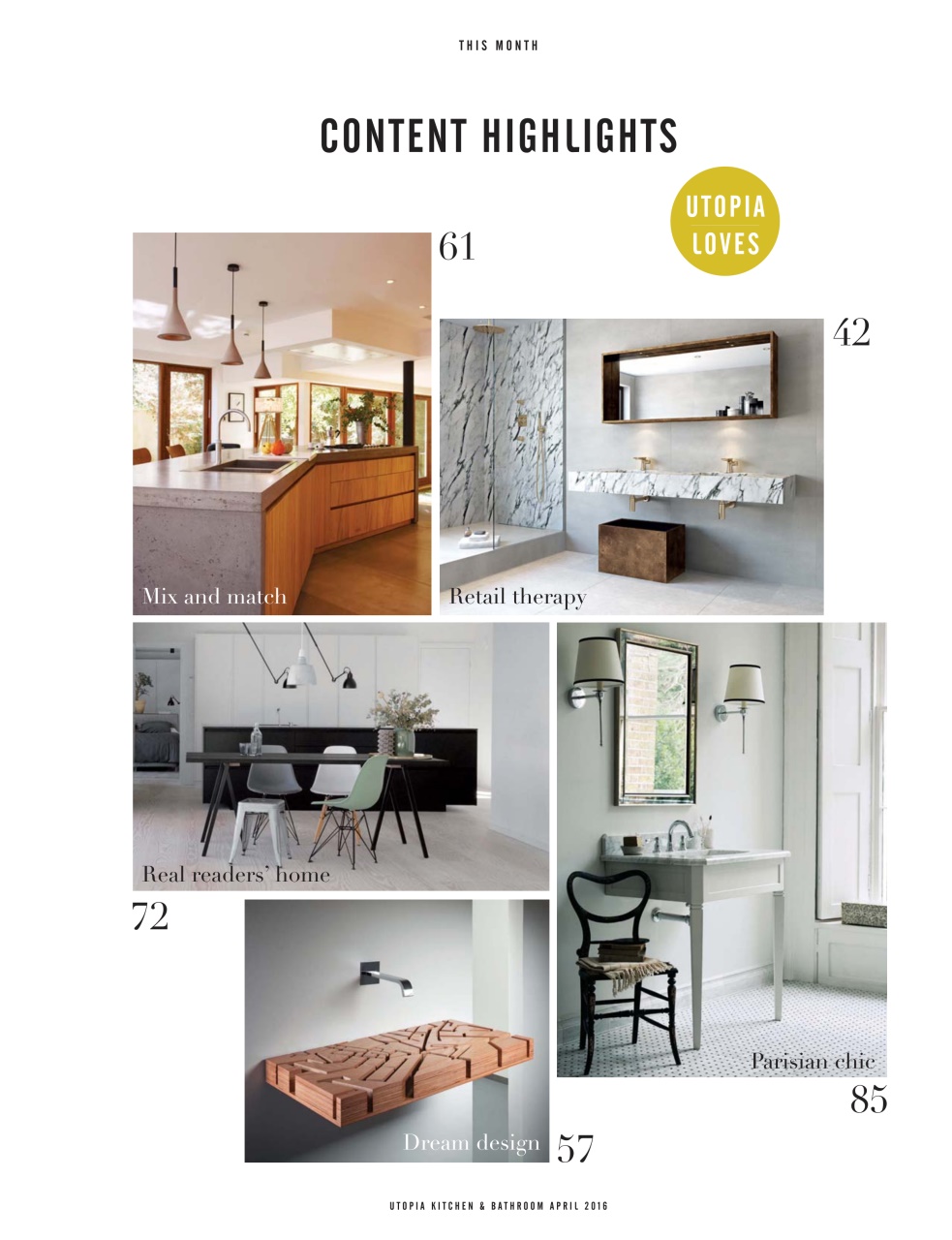 Utopia Kitchen & Bathroom Preview Pages