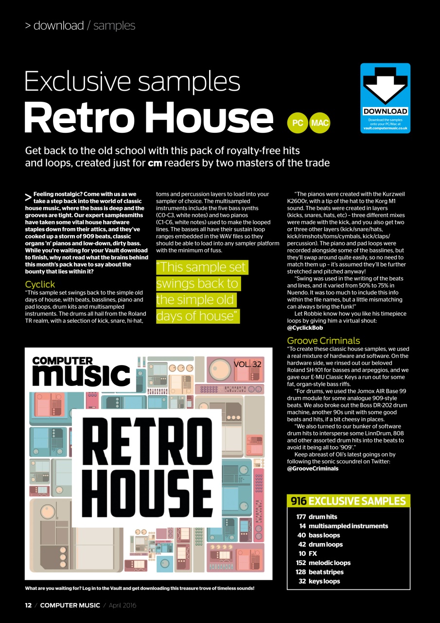 Computer Music Preview Pages