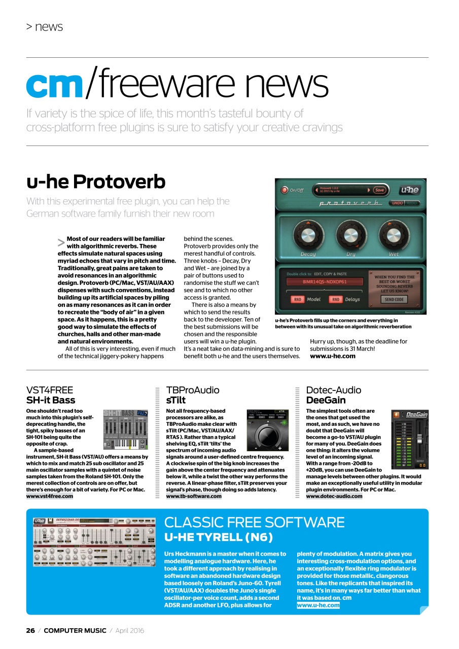 Computer Music Preview Pages