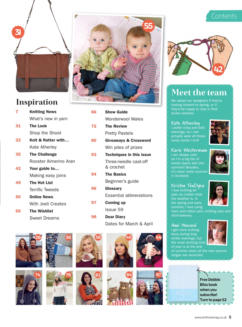 Knit Now Preview Pages