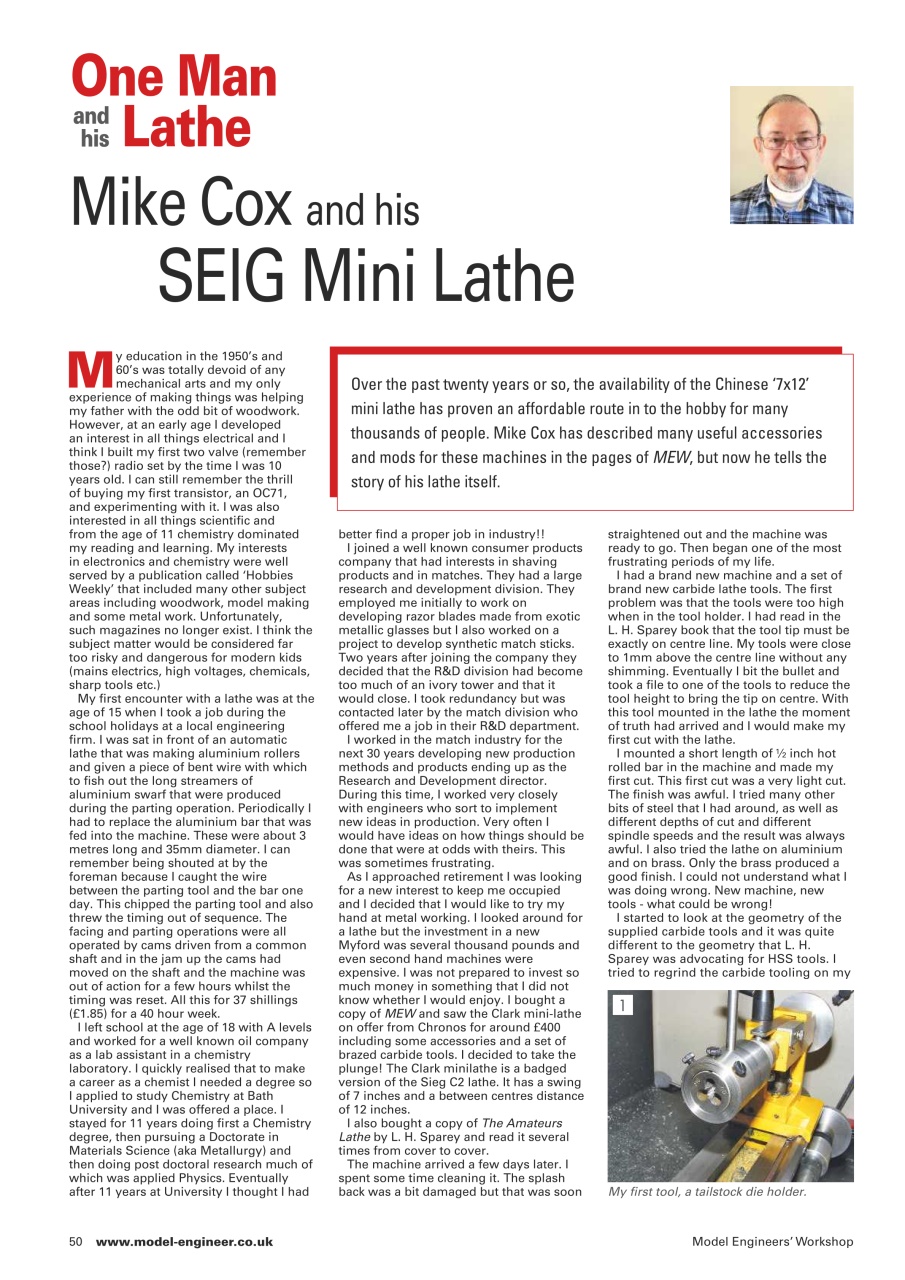 Model Engineer & Workshop Magazine Preview Pages