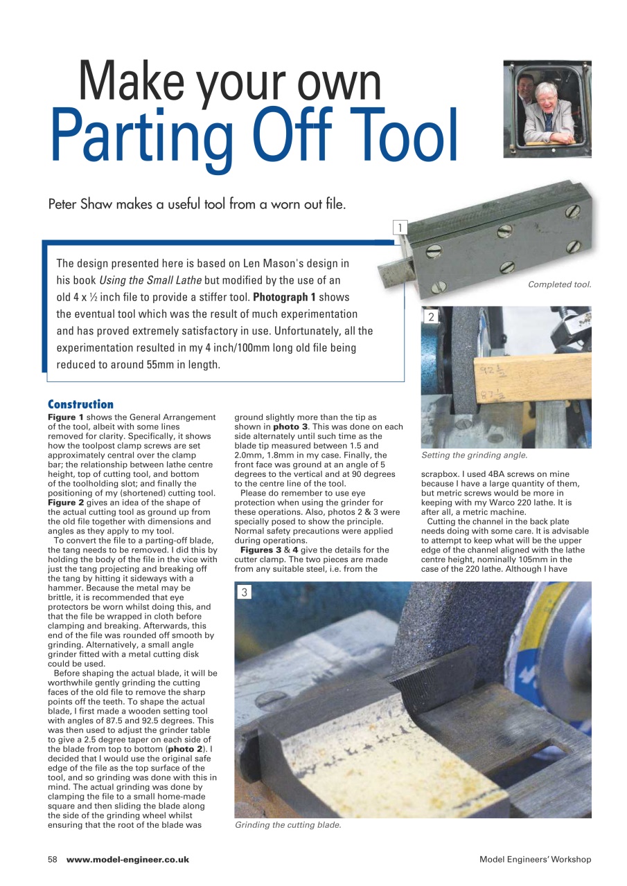 Model Engineer & Workshop Magazine Preview Pages