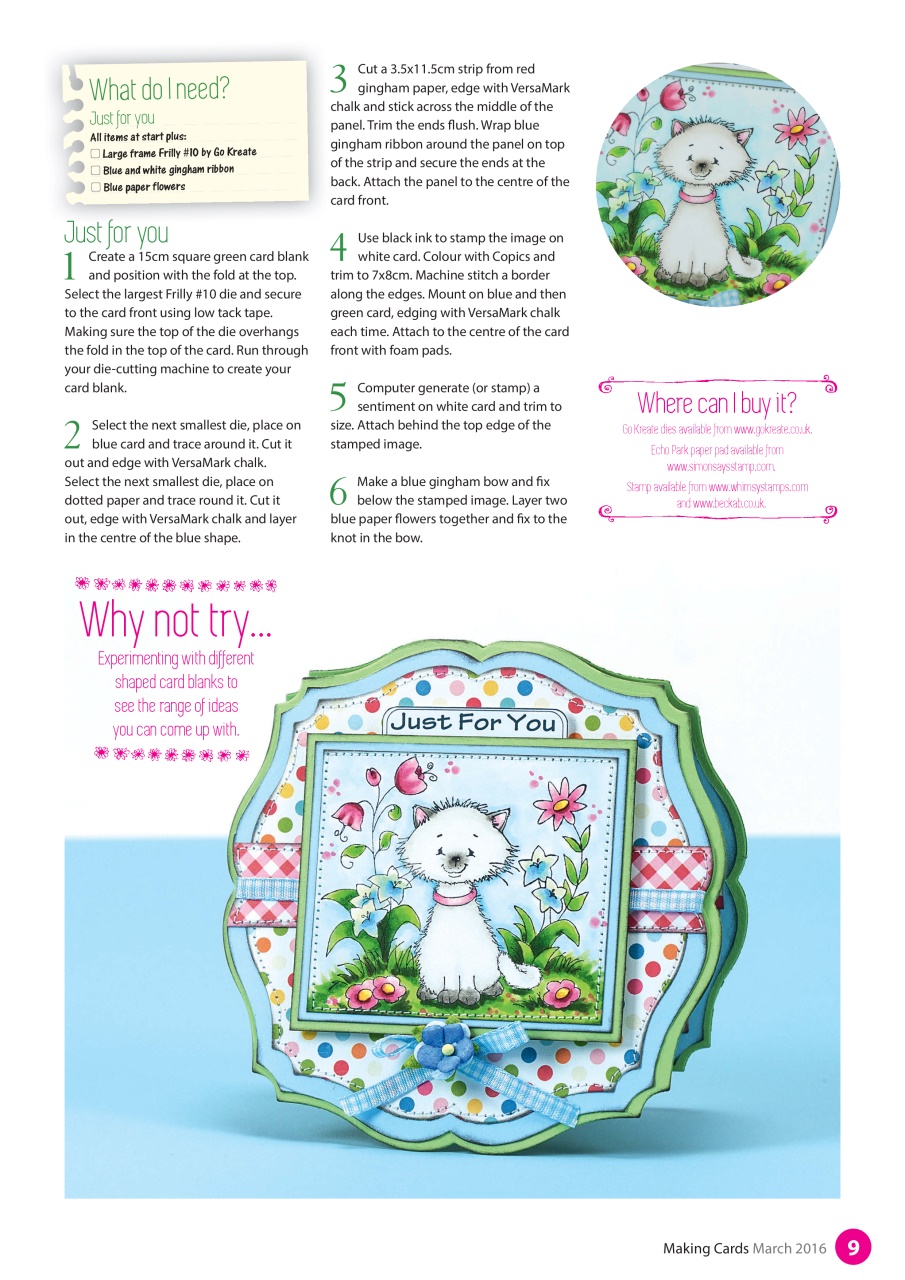 Making Cards & Papercraft Preview Pages