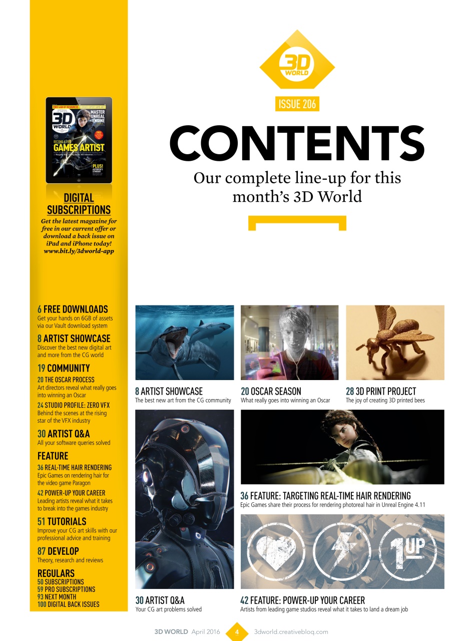 3D World Preview Pages