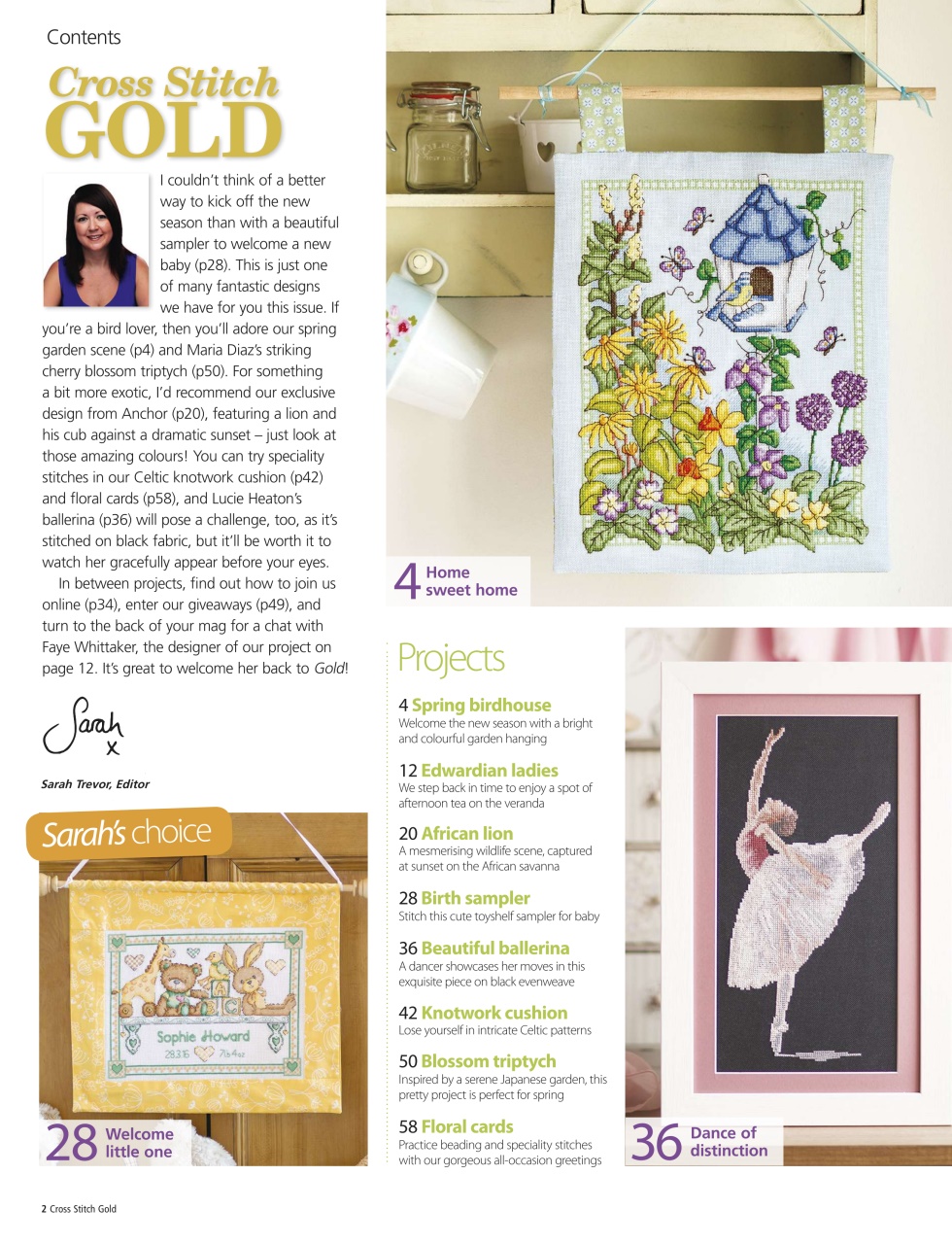 Cross Stitch Gold Preview Pages