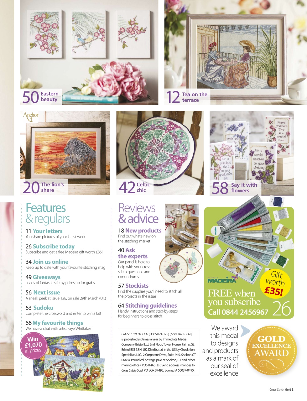 Cross Stitch Gold Preview Pages