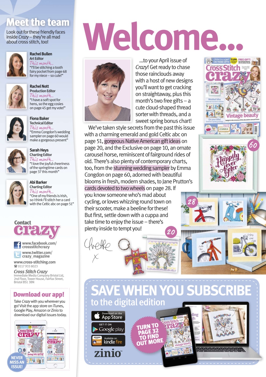 Cross Stitch Crazy Preview Pages