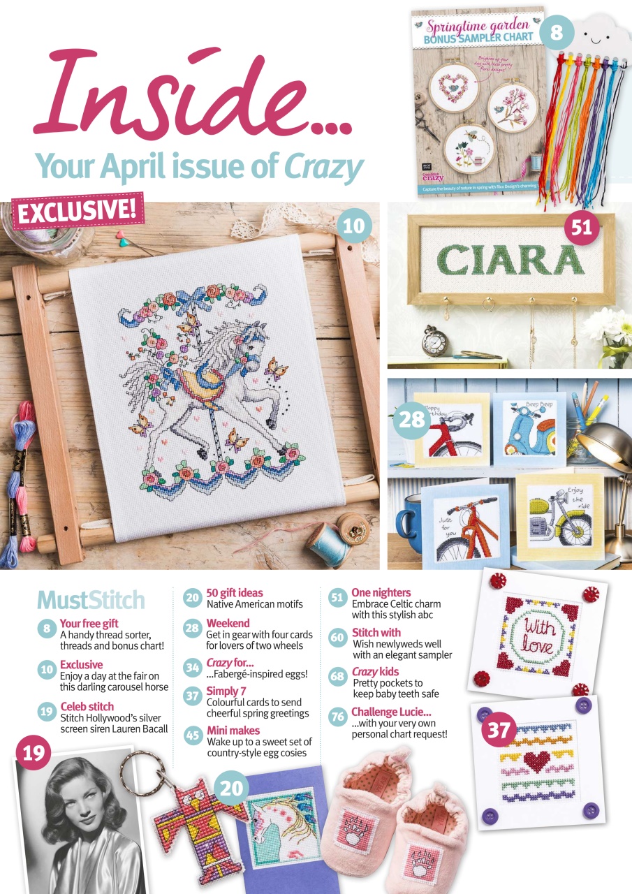 Cross Stitch Crazy Preview Pages