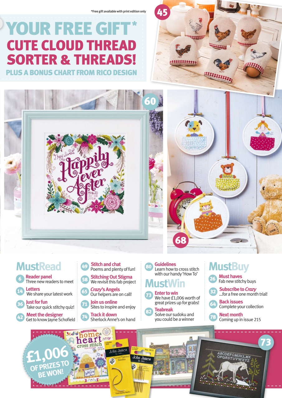 Cross Stitch Crazy Preview Pages