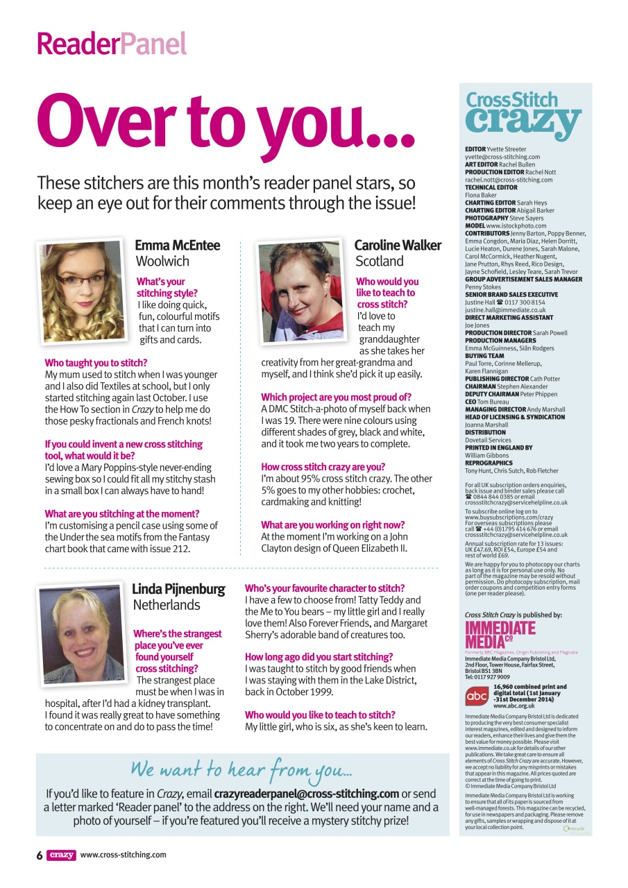 Cross Stitch Crazy Preview Pages