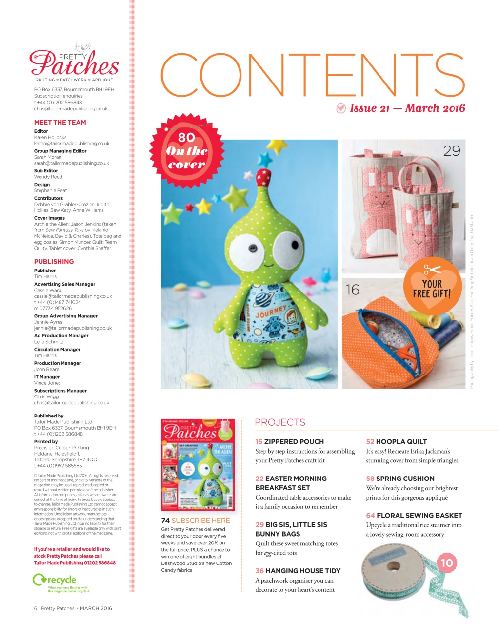 Pretty Patches Magazine Preview Pages