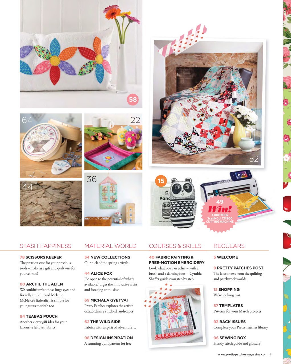 Pretty Patches Magazine Preview Pages