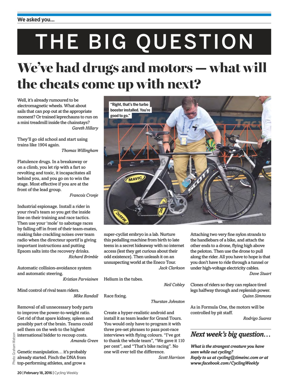 Cycling Weekly Preview Pages