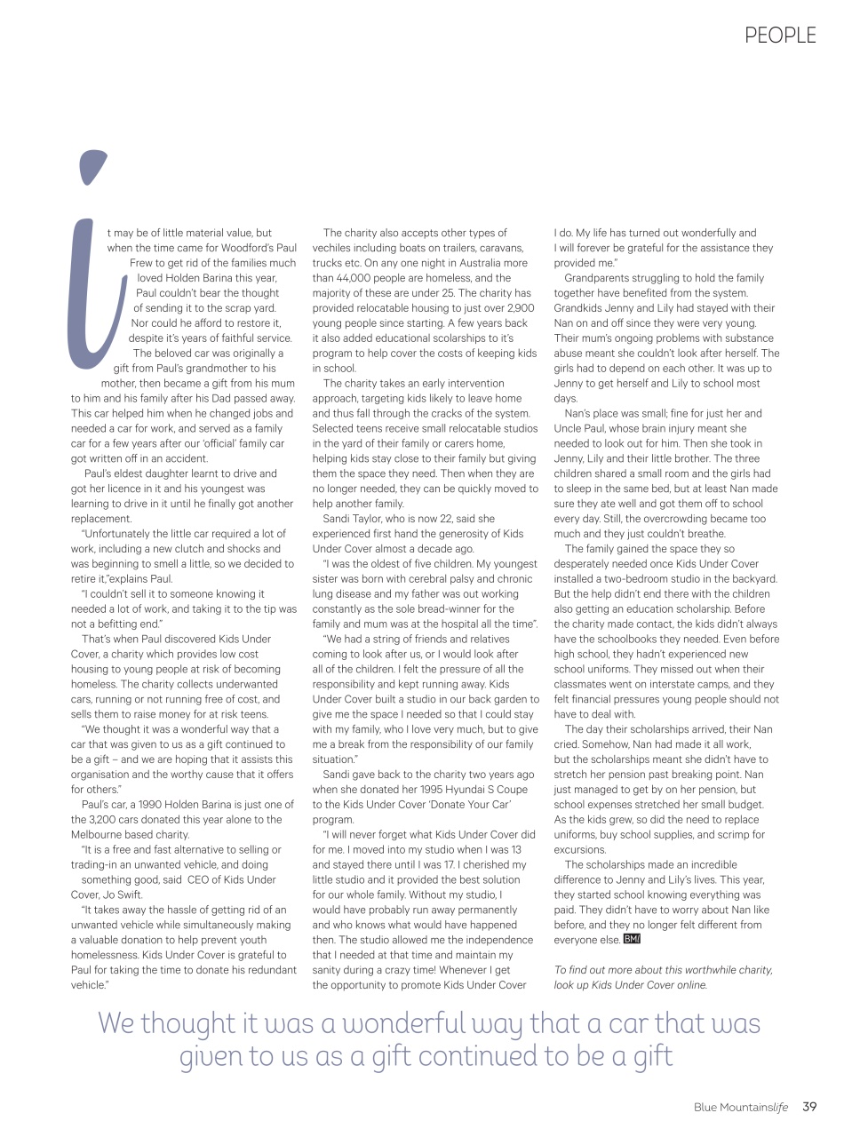 Blue Mountains Life Preview Pages