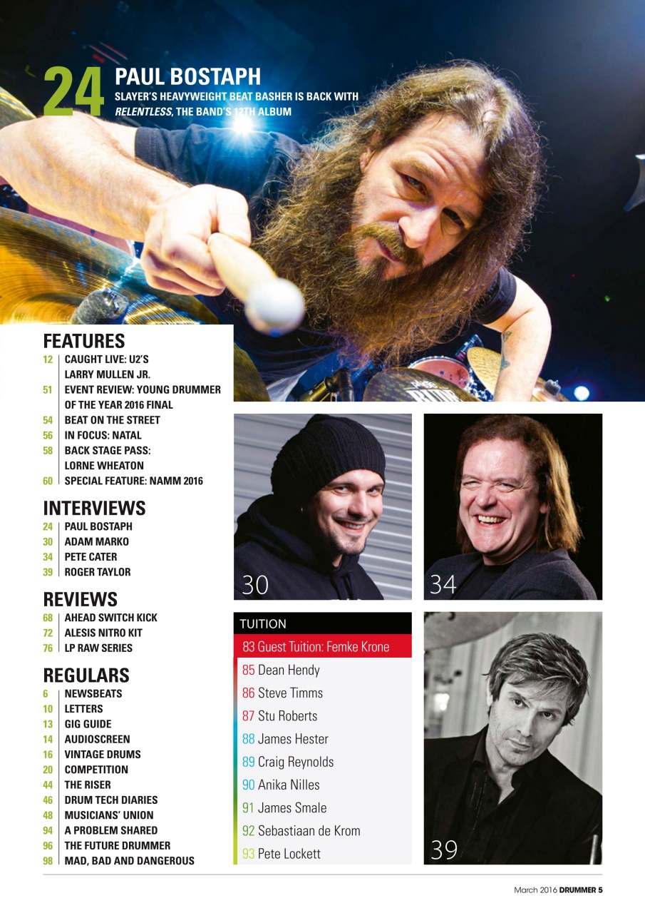 iDrum magazine: Never miss a beat Preview Pages