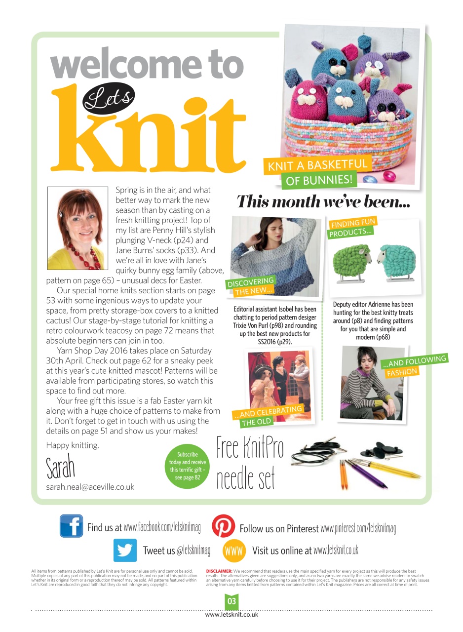 Let's Knit Preview Pages