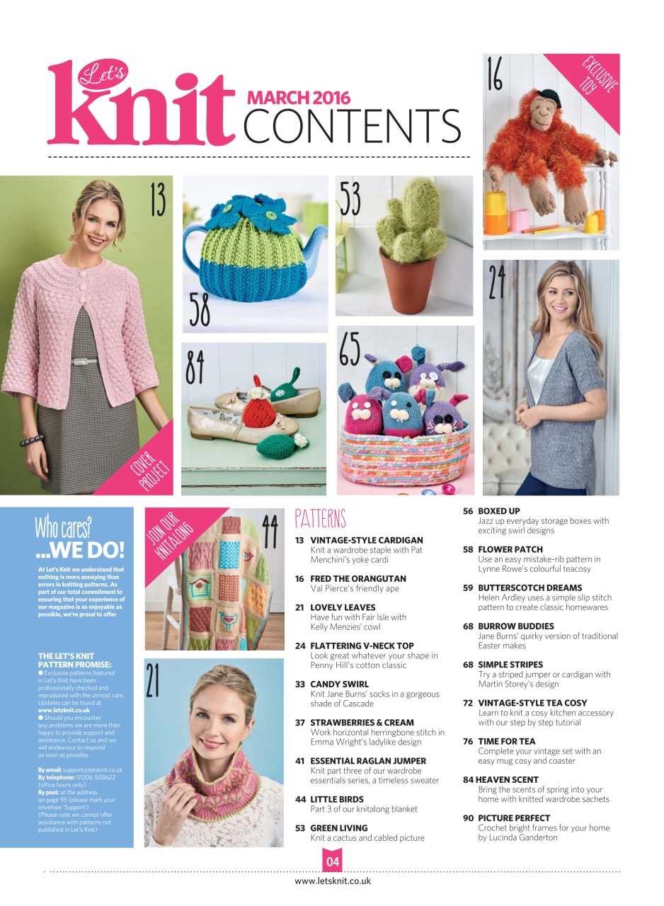 Let's Knit Preview Pages