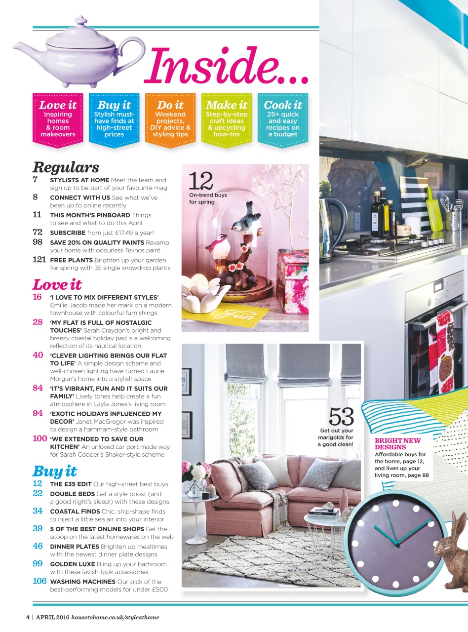 Style at Home Preview Pages