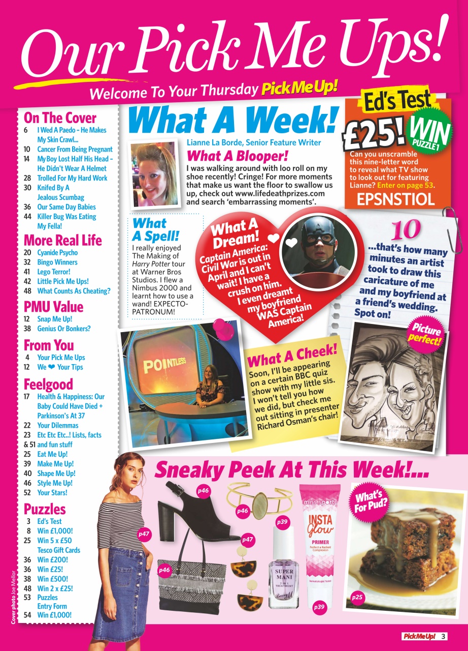 Pick Me Up Preview Pages