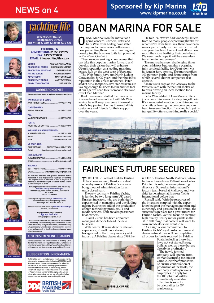 Yachting Life Preview Pages