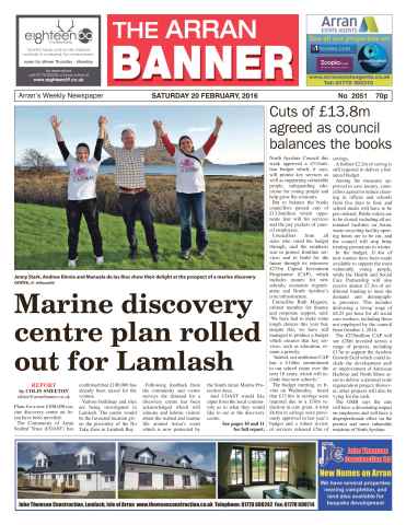 Arran Banner issue 20th February 2016