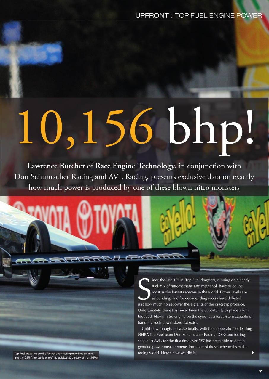 Race Engine Technology Preview Pages