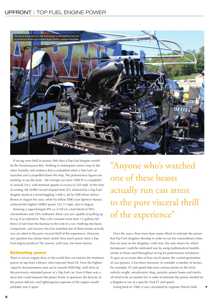 Race Engine Technology Preview Pages