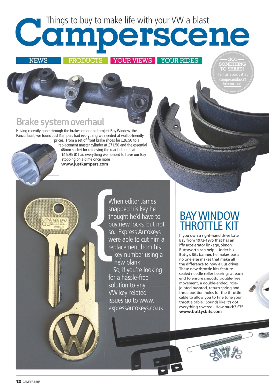 VW Camper Preview Pages