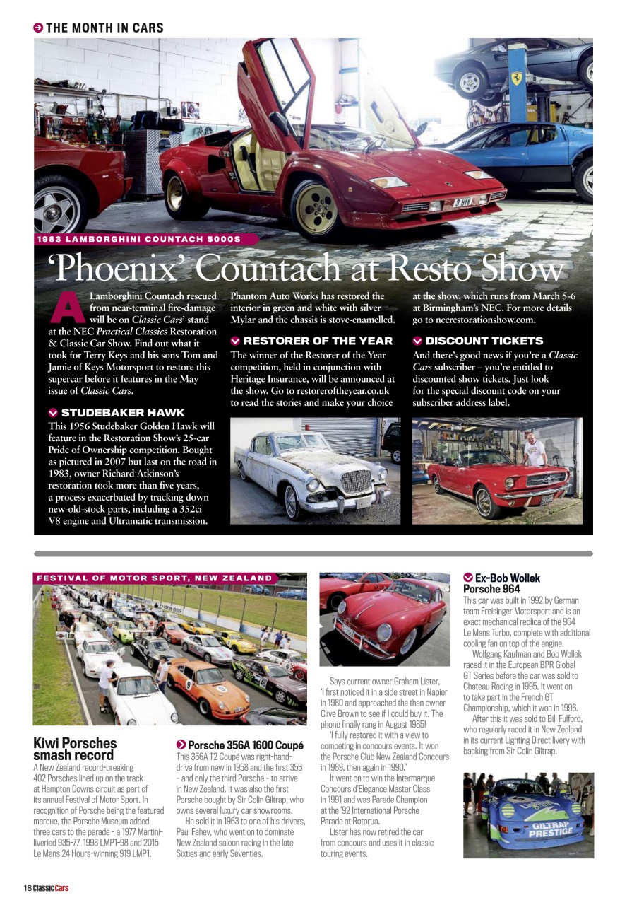 Classic Cars Preview Pages