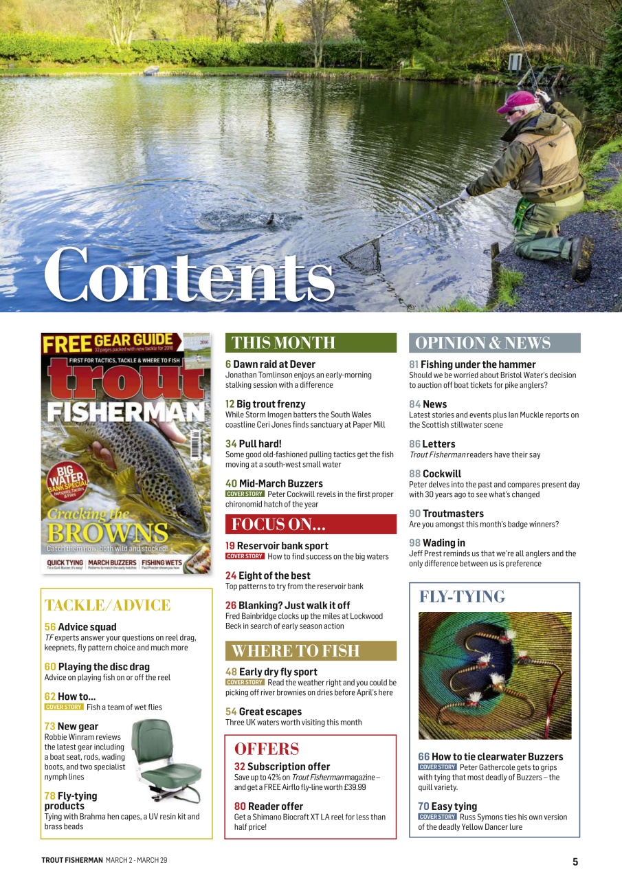 Trout Fisherman Preview Pages