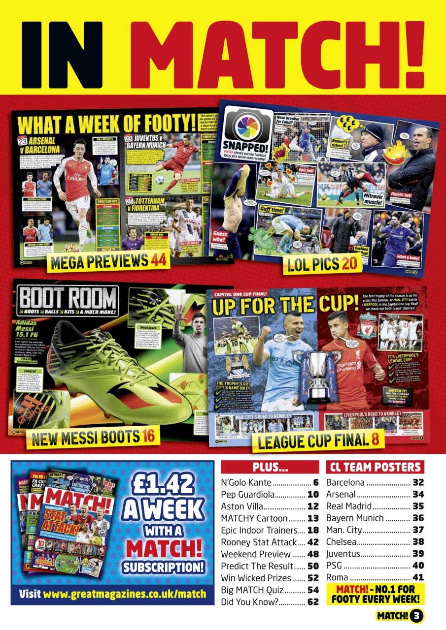 Match Preview Pages