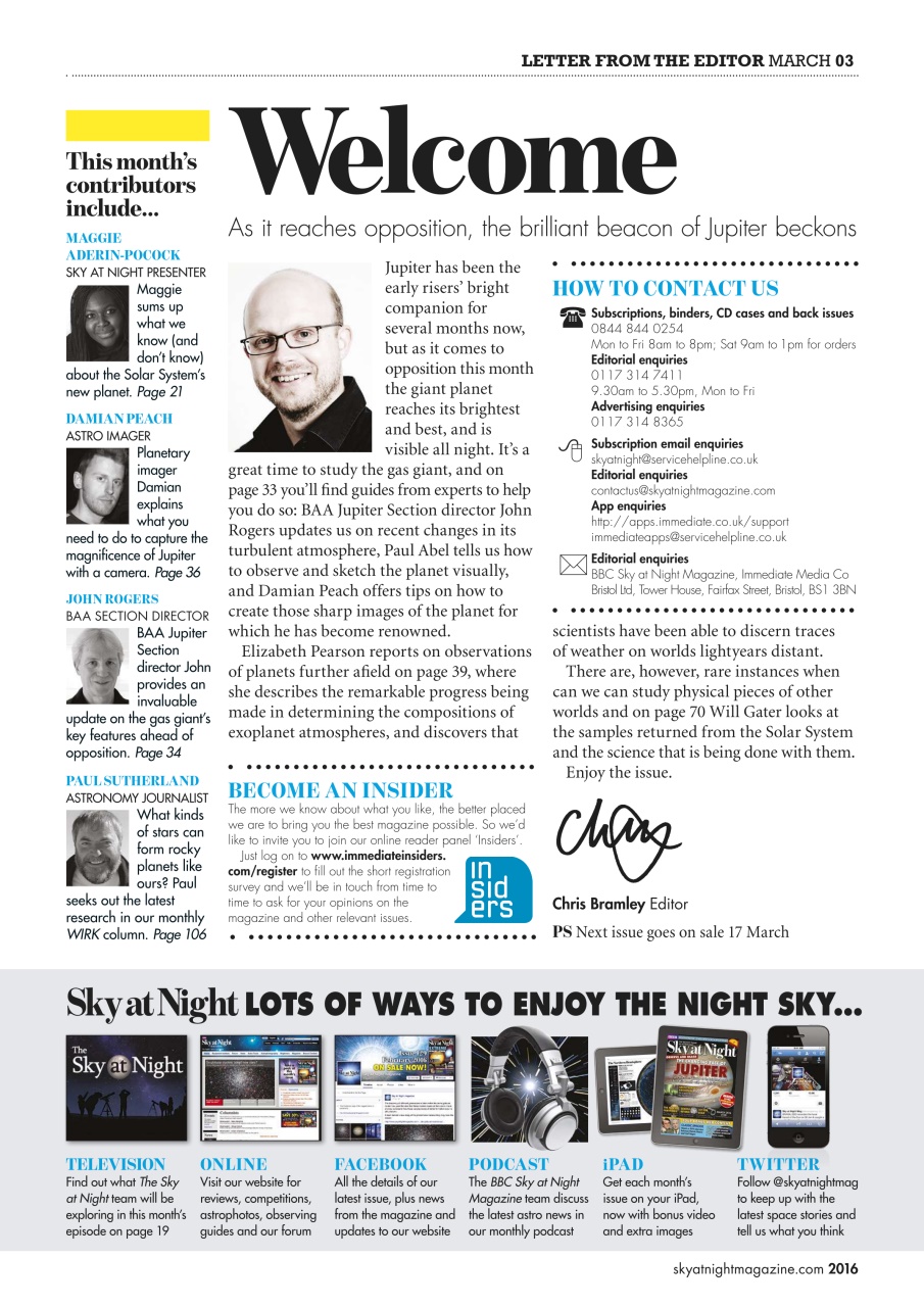 BBC Sky at Night Magazine Preview Pages