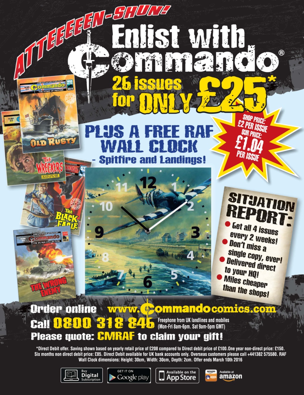 Commando Preview Pages