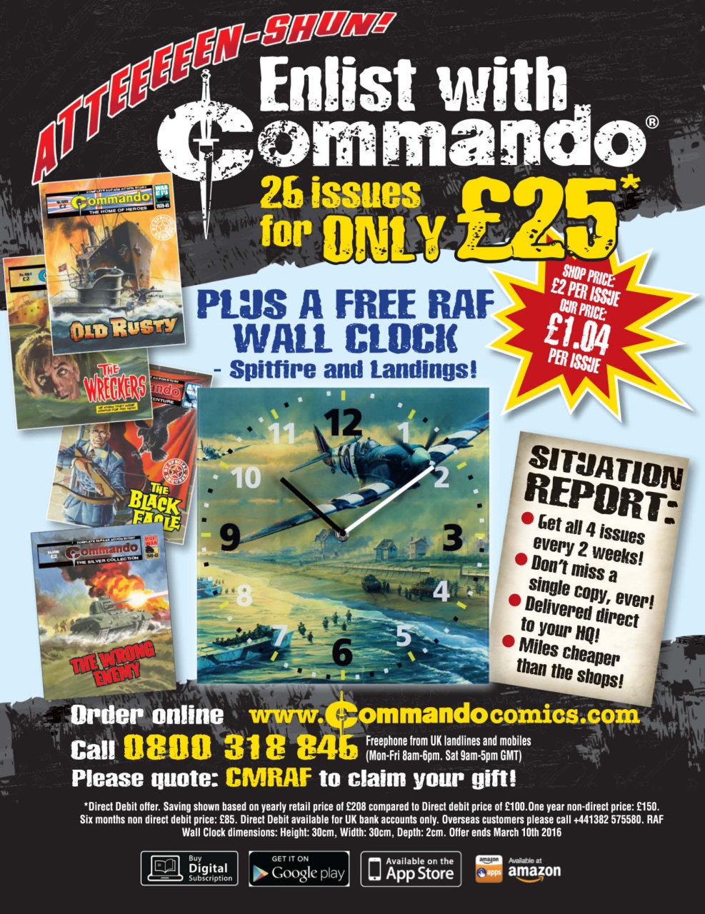 Commando Preview Pages