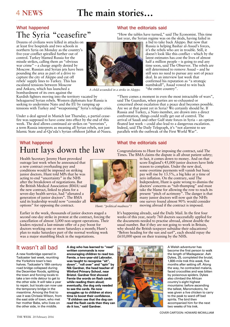 The Week Preview Pages