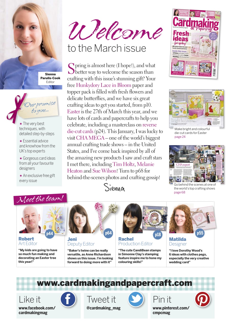 Cardmaking & Papercraft Preview Pages