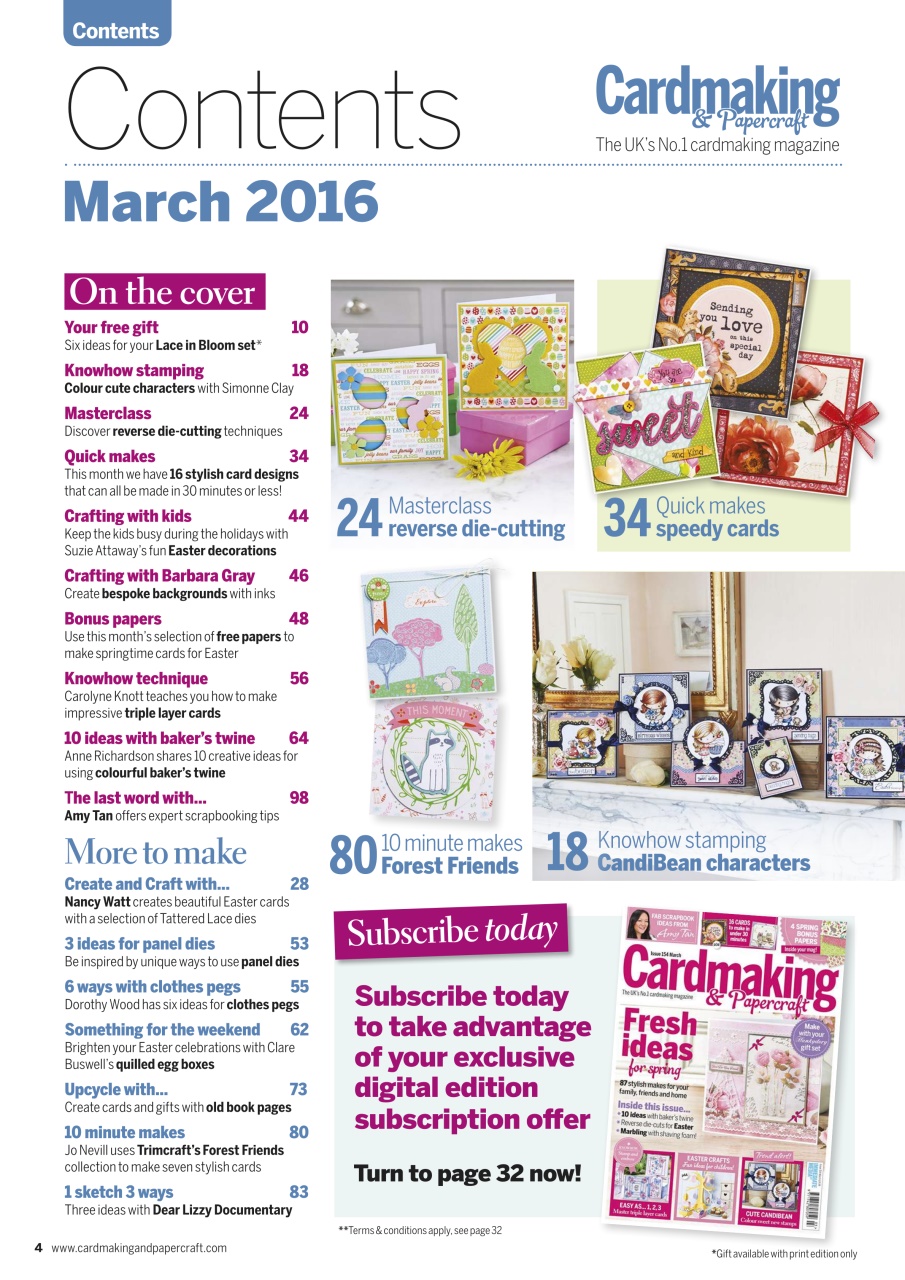 Cardmaking & Papercraft Preview Pages