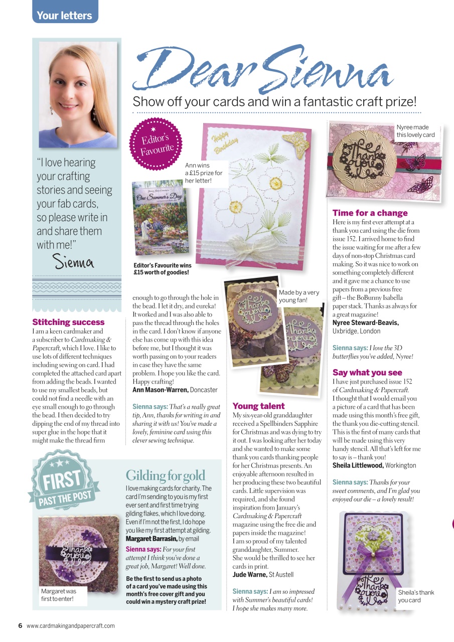 Cardmaking & Papercraft Preview Pages