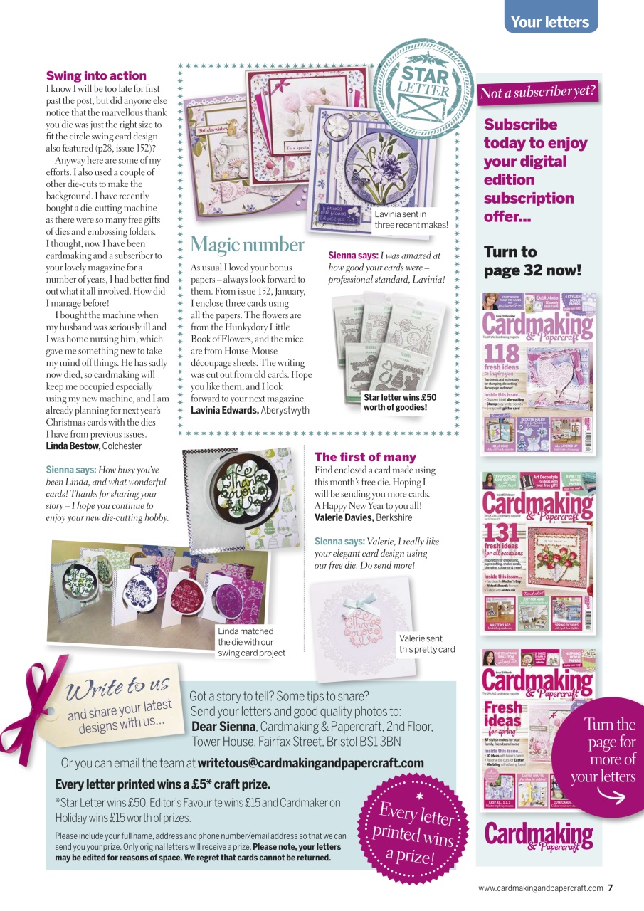 Cardmaking & Papercraft Preview Pages