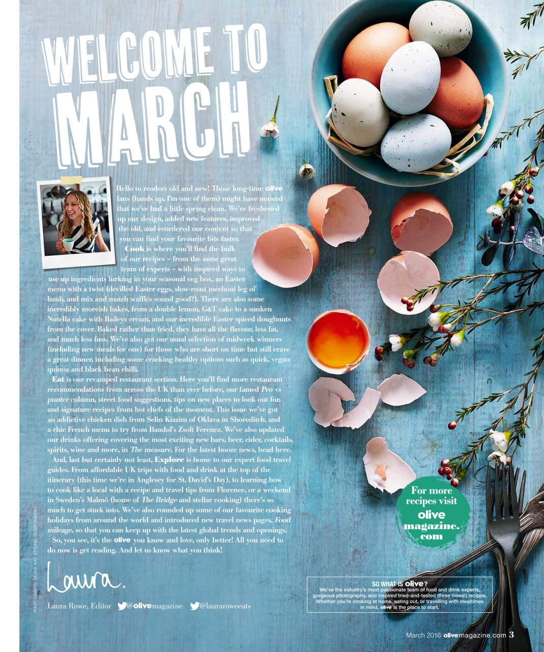 Olive Magazine Preview Pages