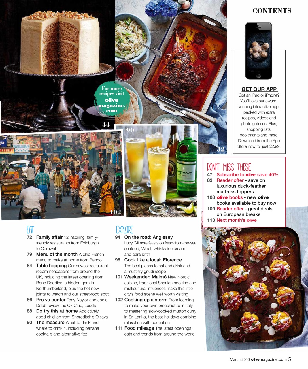 Olive Magazine Preview Pages